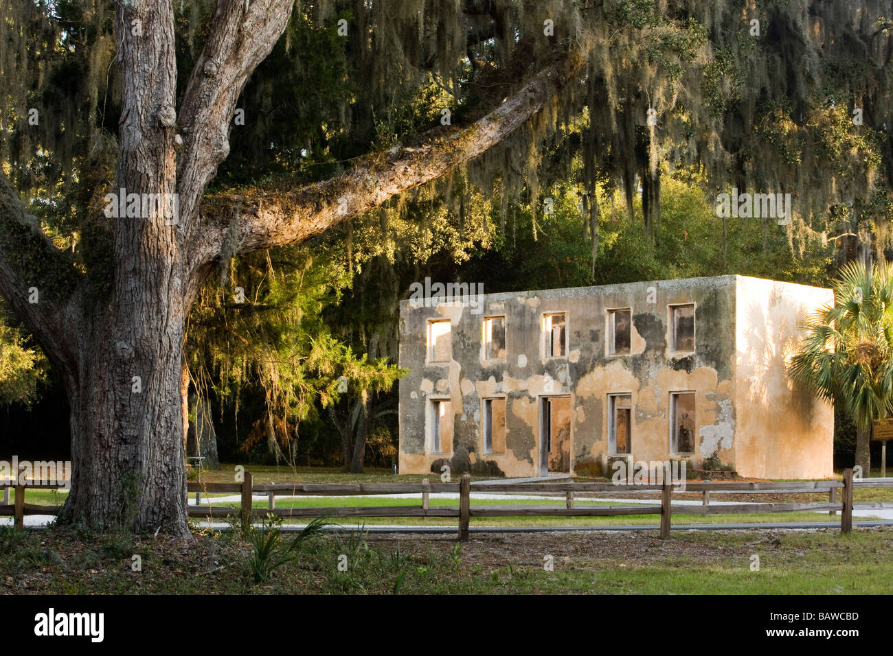 Horton House Historic District - Jekyll Island, Georgia Foto Stock