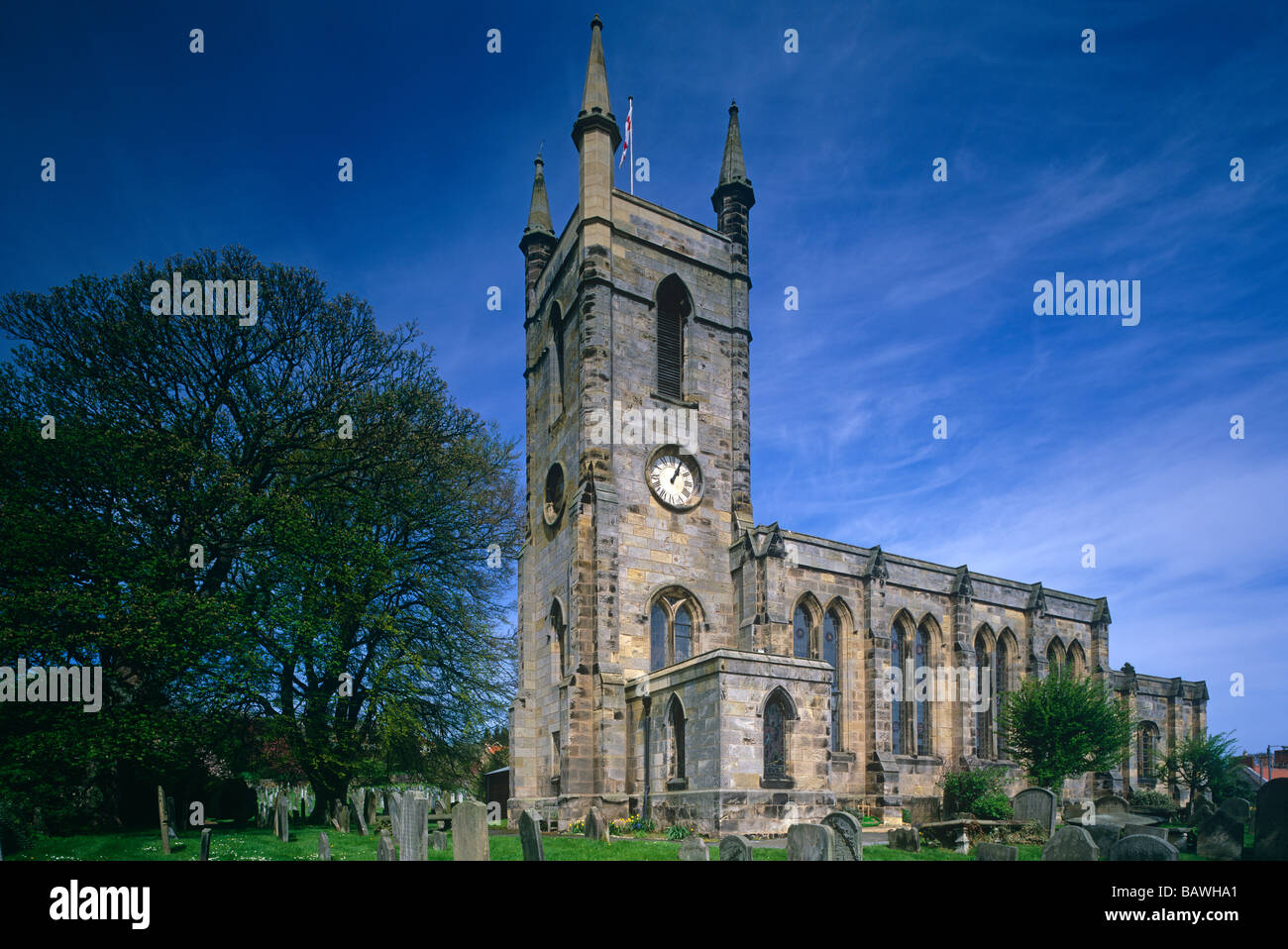 Chiesa di Santa Maria, Belford, Northumberland. Foto Stock