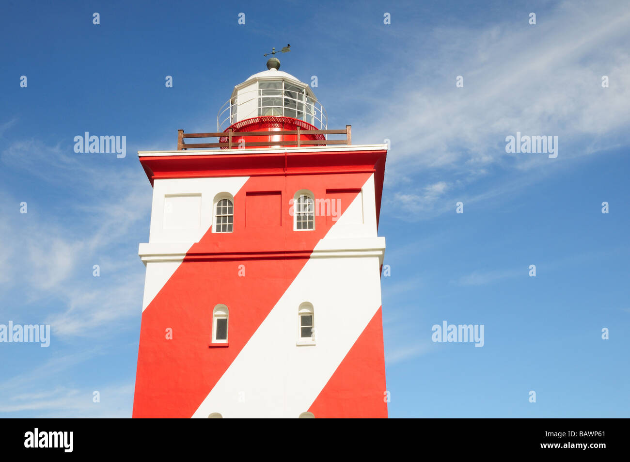 Green Point Lighthouse il più antico faro sullato Sud Costa Africana Western Cape Città del Capo Sud Africa Foto Stock