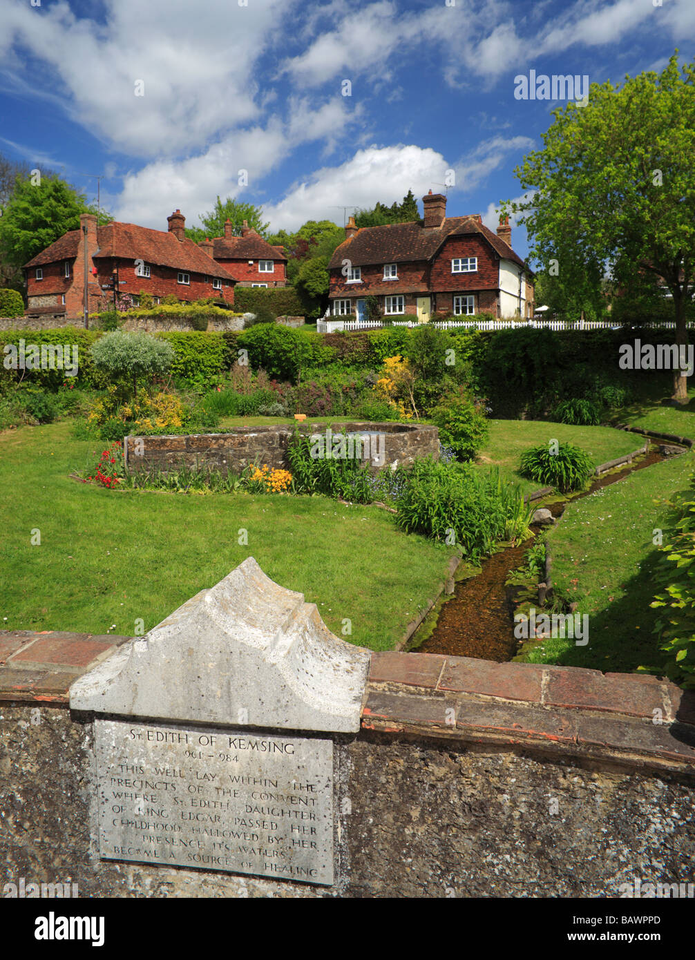 La kentish Village di Kemsing, Sevenoaks, Kent, Inghilterra, Regno Unito. Foto Stock