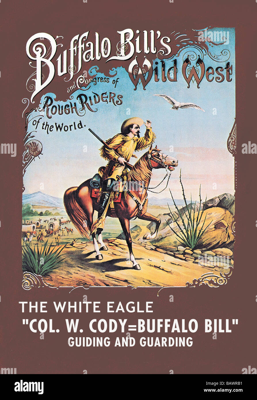 Buffalo Bill: bianco aquila Foto Stock
