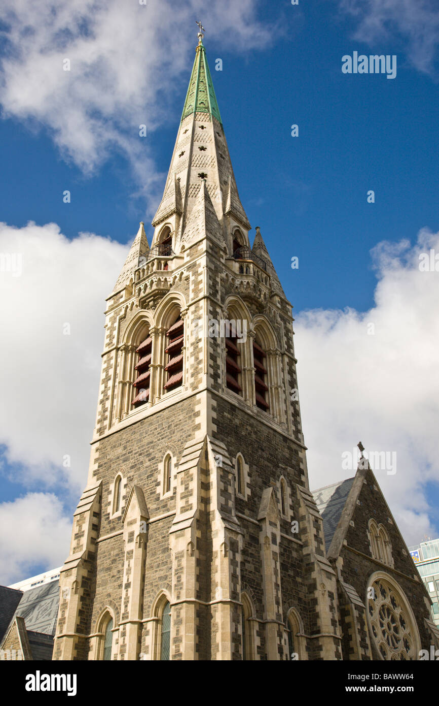 Cattedrale in Piazza della Cattedrale Christchurch Isola del Sud della Nuova Zelanda Foto Stock