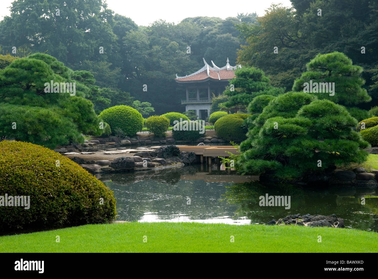 Shinjuku Gyoen Foto Stock