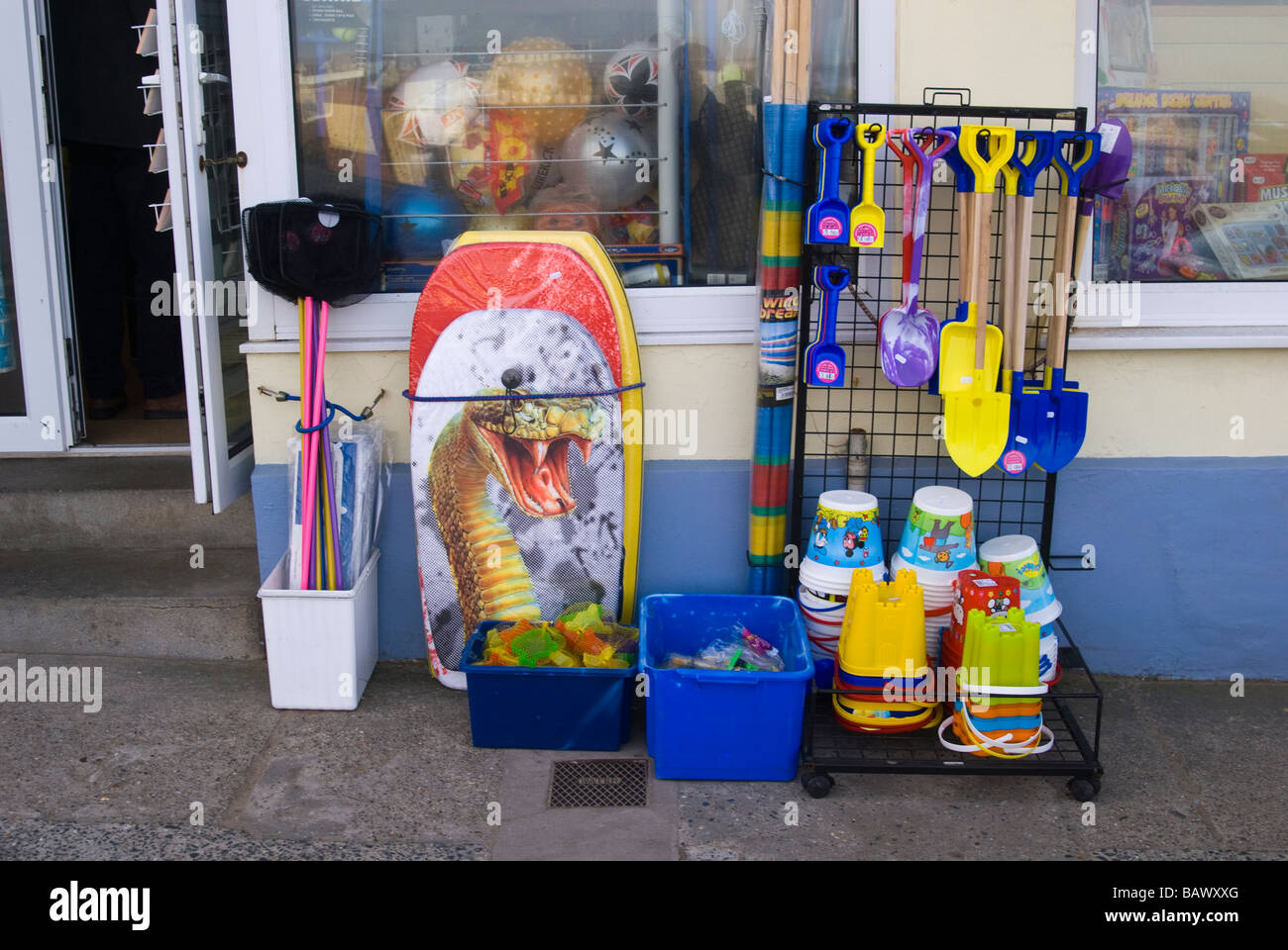 Beach Shop Cornovaglia Foto Stock