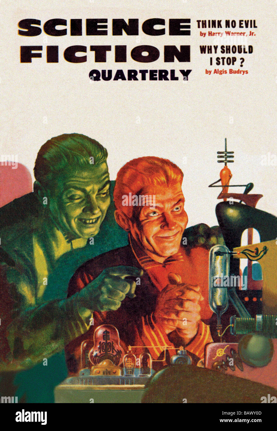 La fantascienza Dati trimestrali: Perché dovrei smettere? Foto Stock