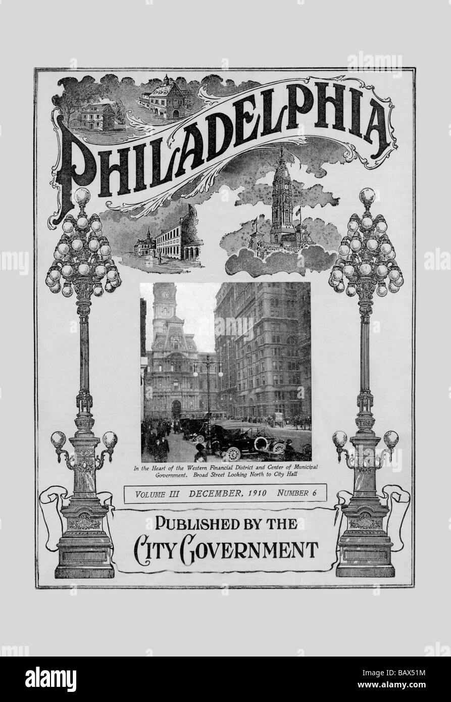 Philadelphia: Dicembre,1910 Foto Stock