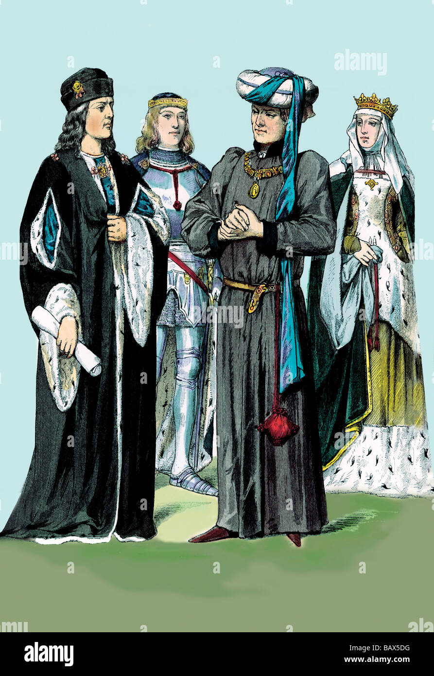 Enrico VII e Barron della Suffolf Foto Stock