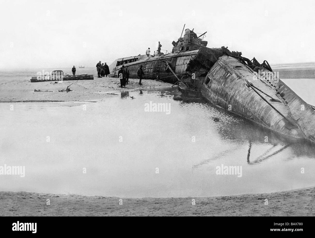 Sommergibile tedesco Foto Stock