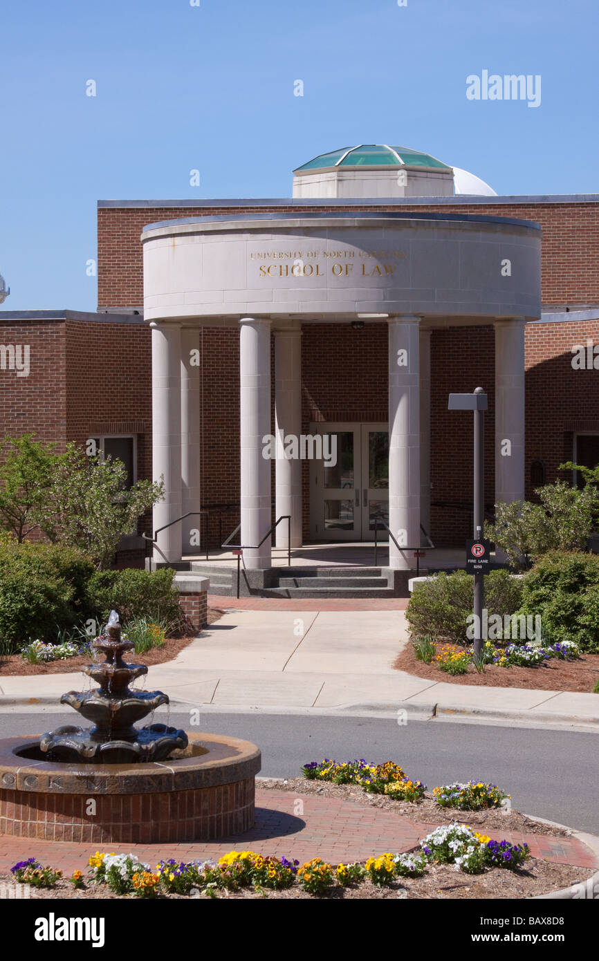 Università della Carolina del Nord della scuola di diritto, Chapel Hill, NC Foto Stock