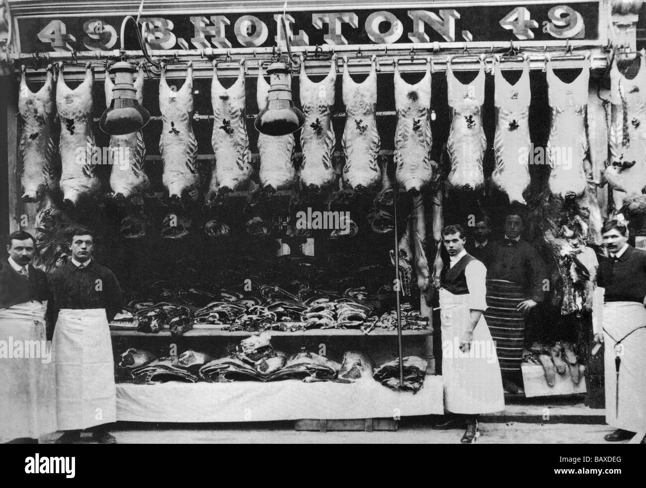 Hammersmith Butcher,Londra Foto Stock