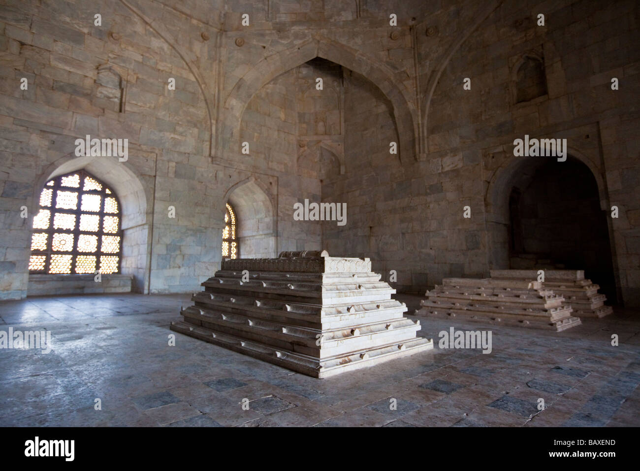 Hoshang Shahs tomba presso le rovine di Mandu nel Madhya Pradesh India Foto Stock