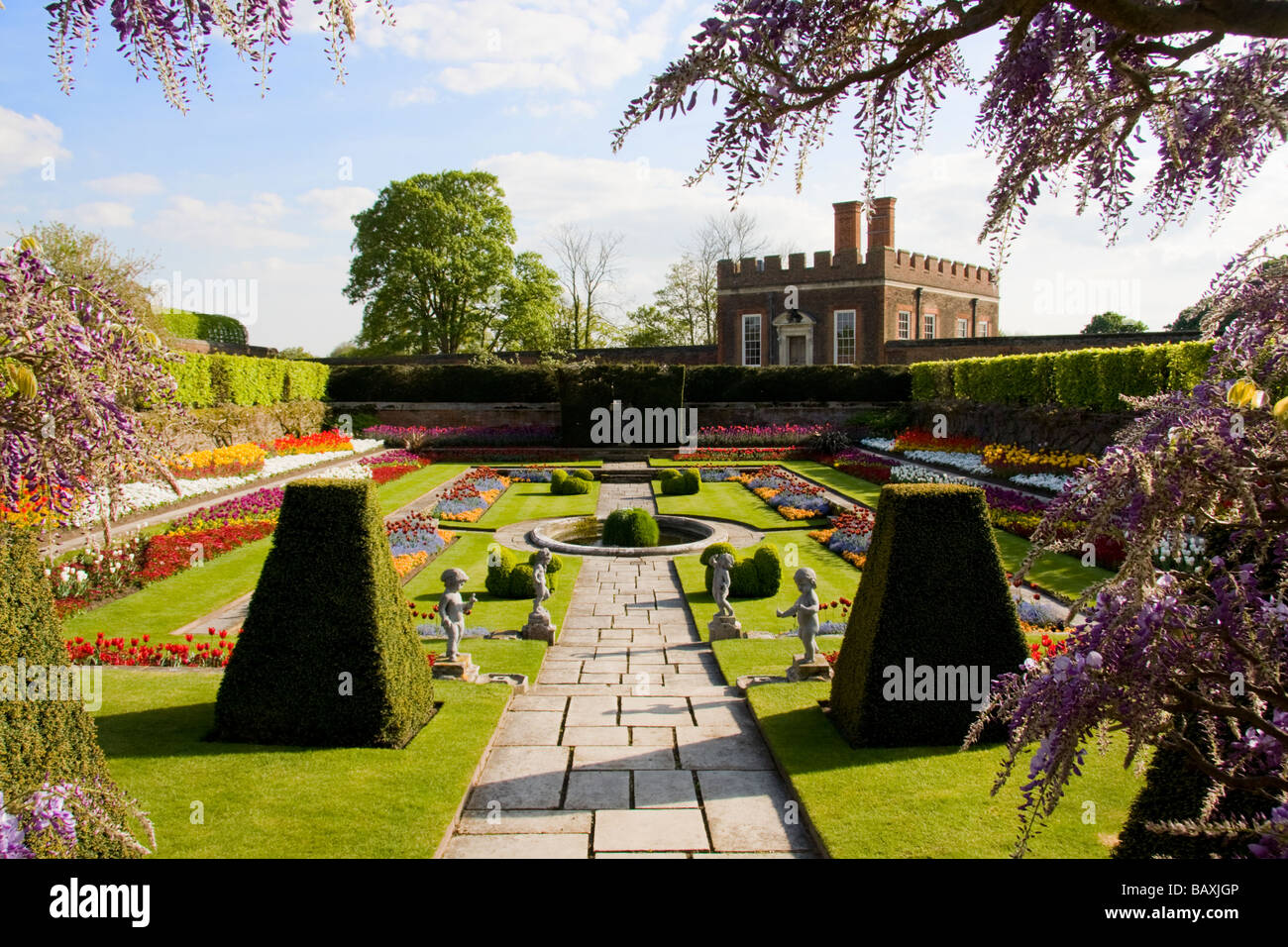 Il Palazzo di Hampton Court London Inghilterra England Foto Stock