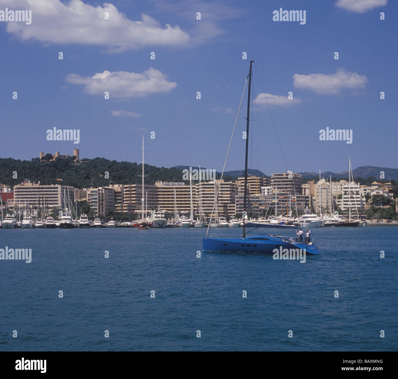 Zeydon Z60 ( 18.3 mtr ) yacht a vela ( design innovativo in collaborazione con BMW design works USA ), Palma Mallorca Foto Stock