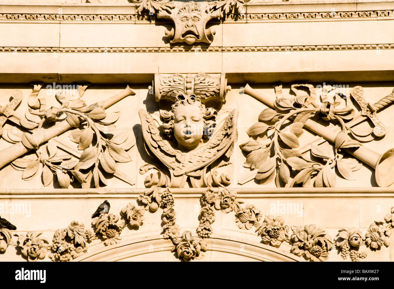 Dettagli architettonici, la Cattedrale di St Paul, Londra, Regno Unito Foto Stock