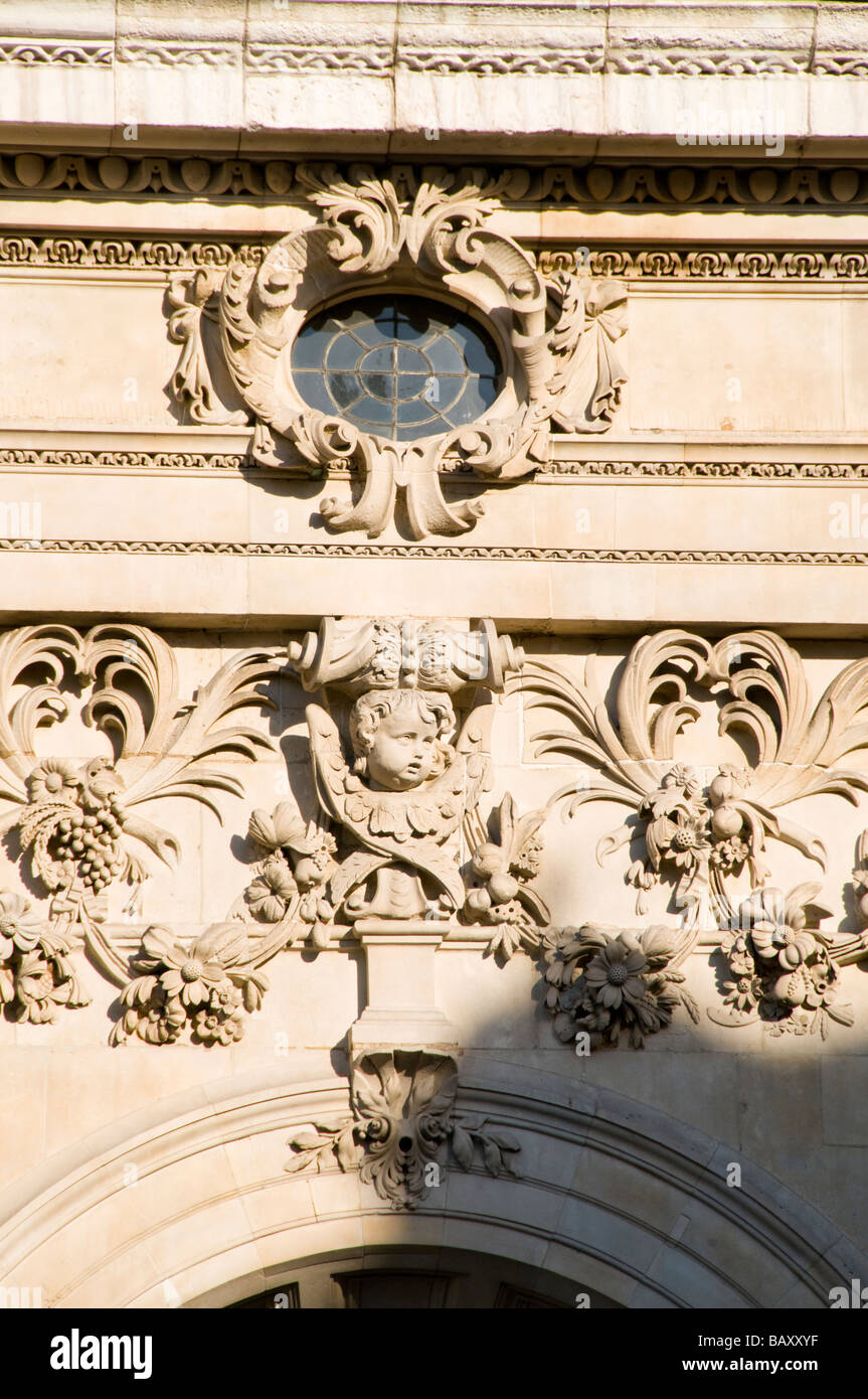 Dettagli architettonici di Londra, Regno Unito Foto Stock