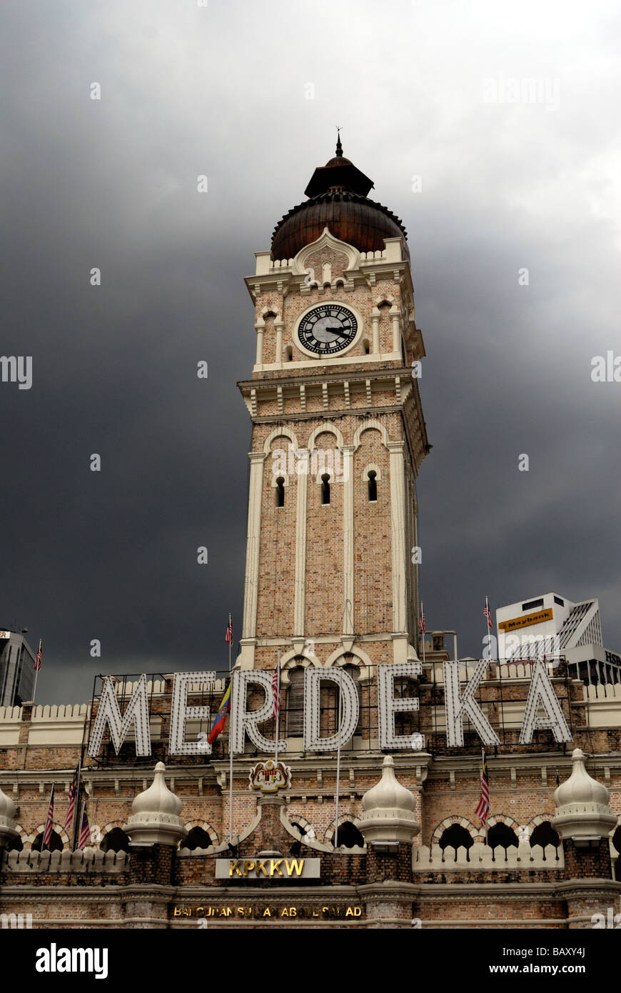 Palazzo Sultano Abdul Samad,Merdeka Square,Kuala Lumpur, Malesia Foto Stock