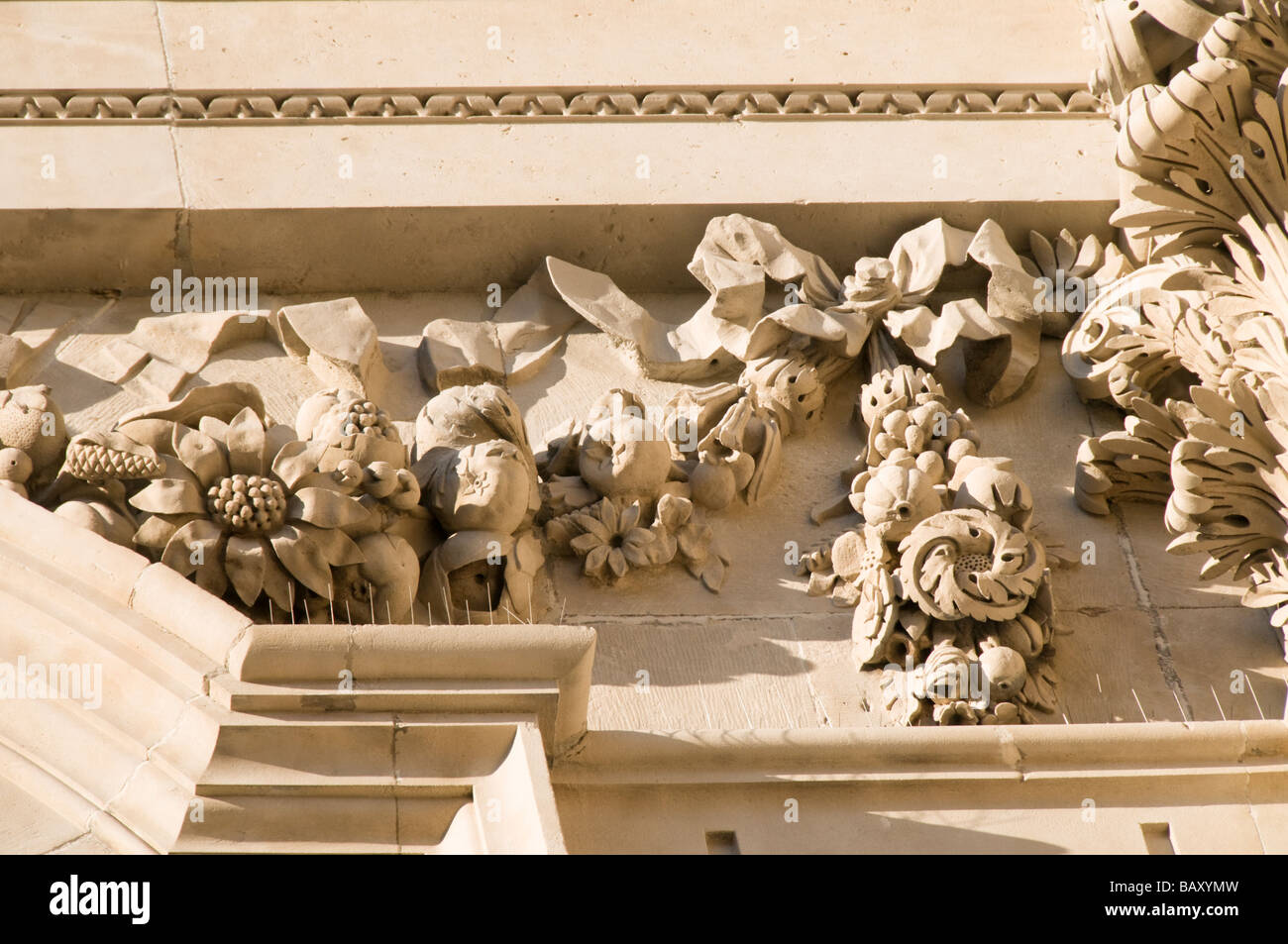 Dettagli architettonici, la Cattedrale di St Paul, Londra, Regno Unito Foto Stock