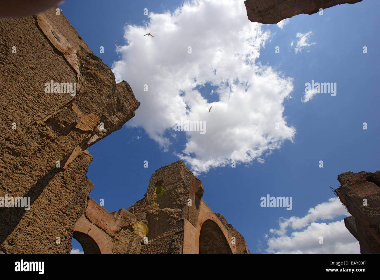 Terme di Caracalla, pubblico romano terme di Caracalla, Roma, Italia, Europa Foto Stock