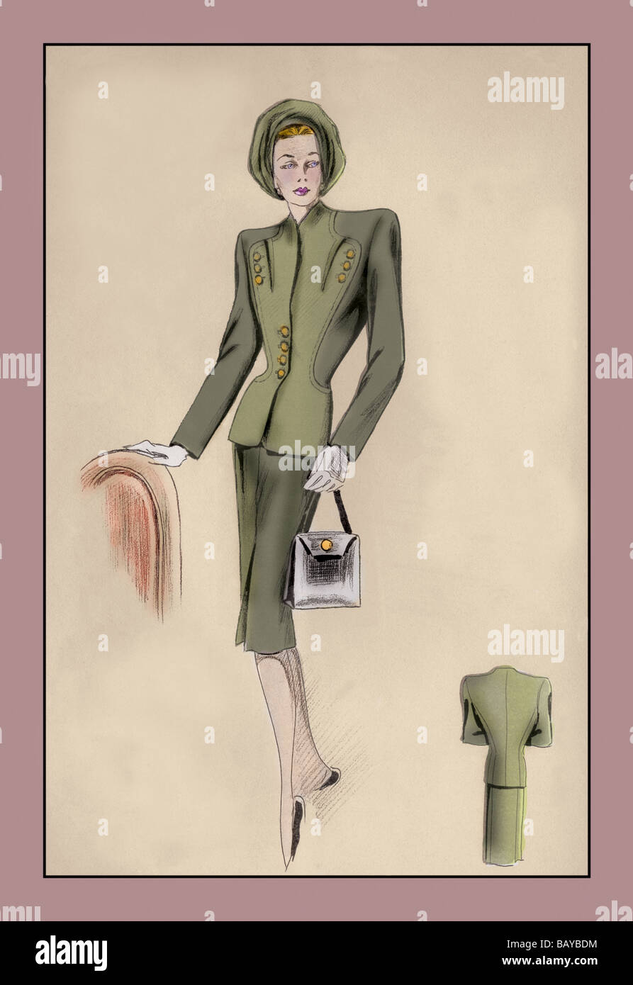 Tailor made Suit Foto Stock