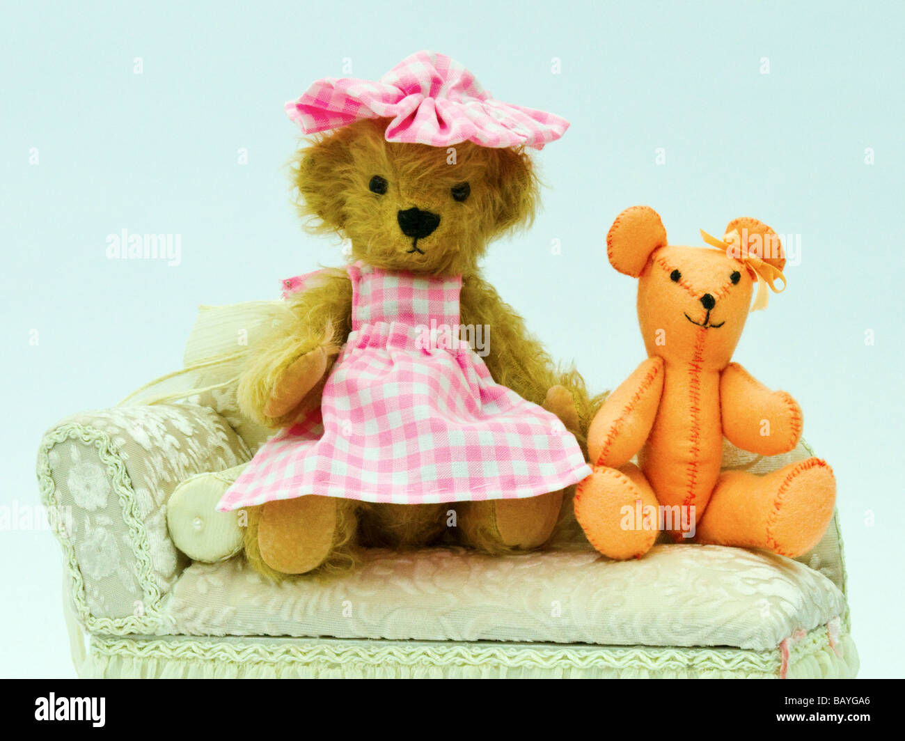 Miniatura Teddy bear (Mini Collezione Bear) Foto Stock