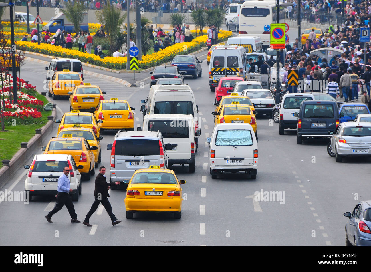 Area Eminonu, Istanbul, Turchia Foto Stock