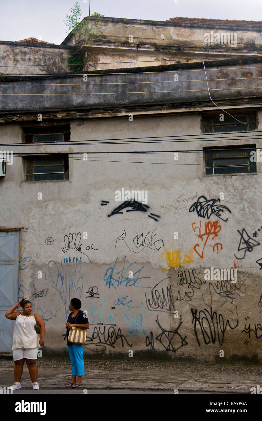 Nella zona nord di Rio de Janeiro Foto Stock