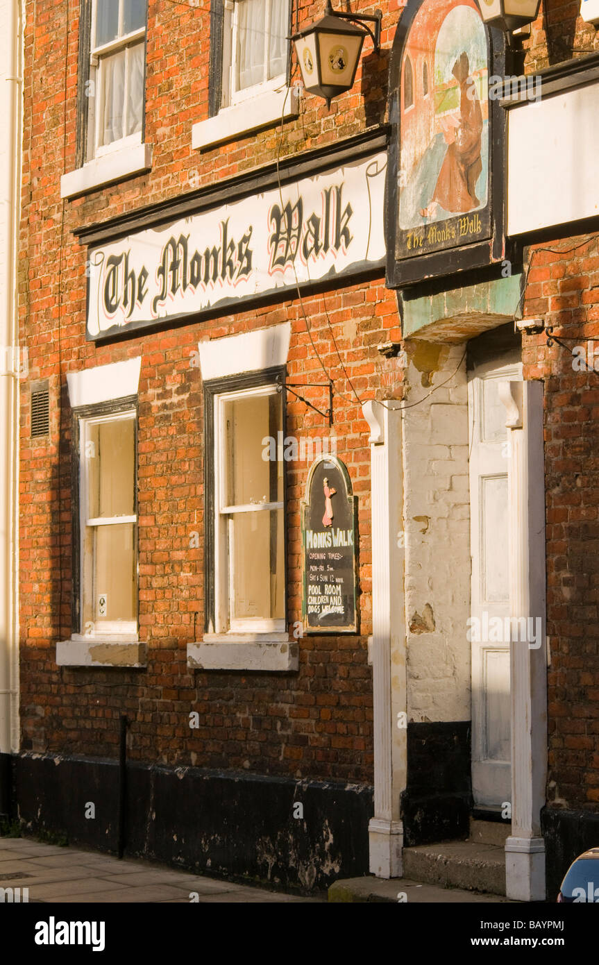 Ingresso per i monaci a piedi public house, Beverley, East Yorks Foto Stock