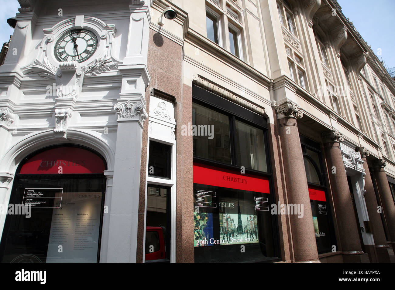 Christie's King Street London SW1 Foto Stock
