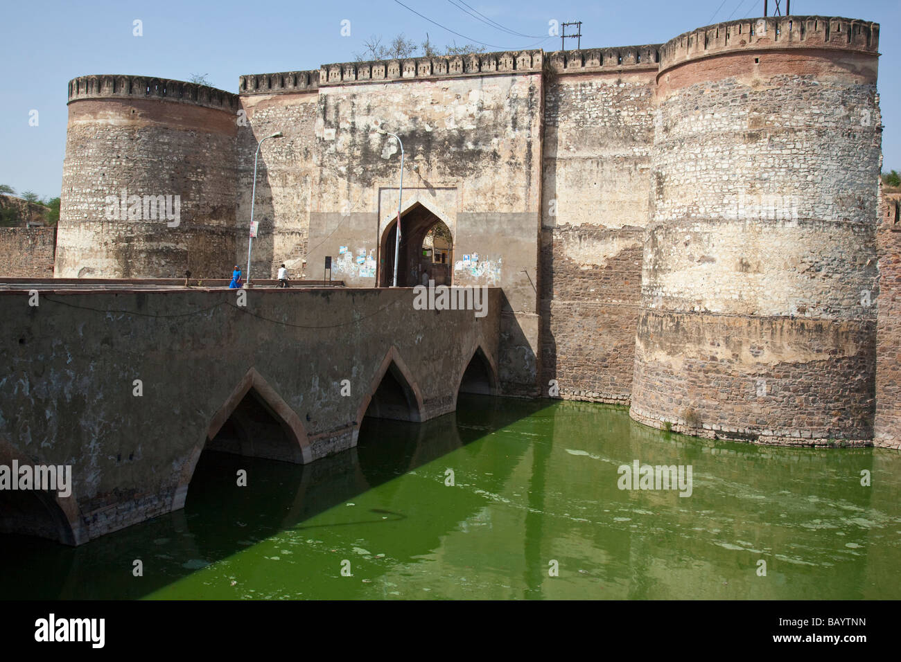 Lohagarh Fort in Bharatpur India Foto Stock