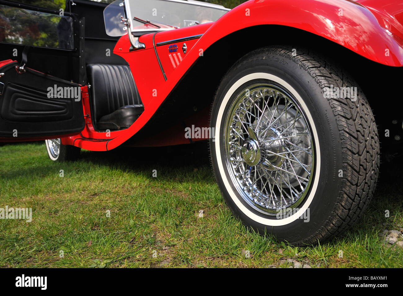 Red MG TA Auto sportiva Foto Stock