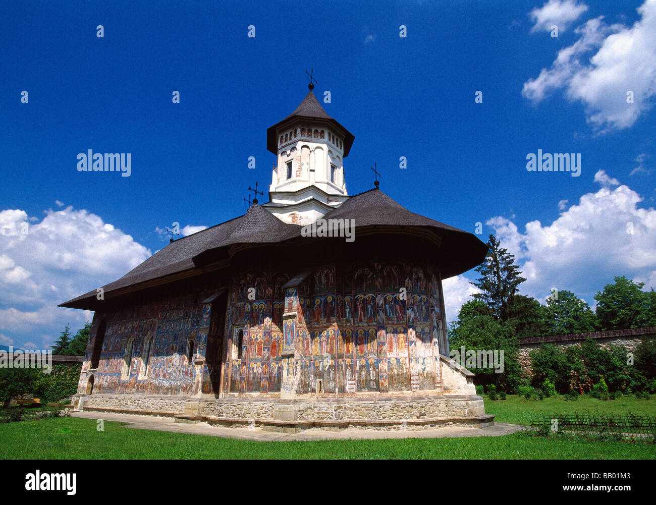 Bucovina, Moldovita , monastero Foto Stock