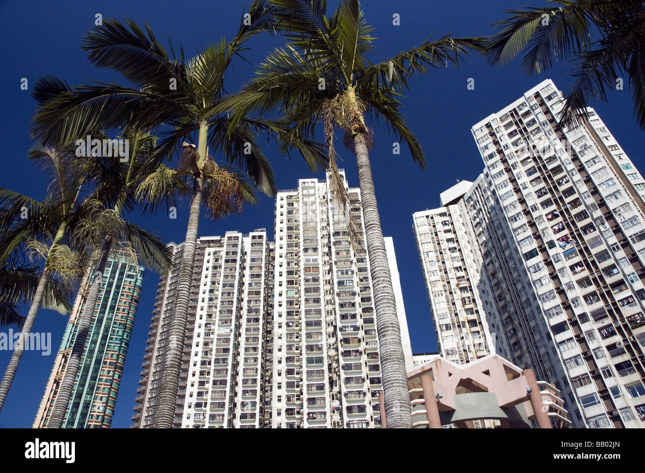 Appartamenti, Aberdeen Harbour, Isola di Hong Kong Foto Stock