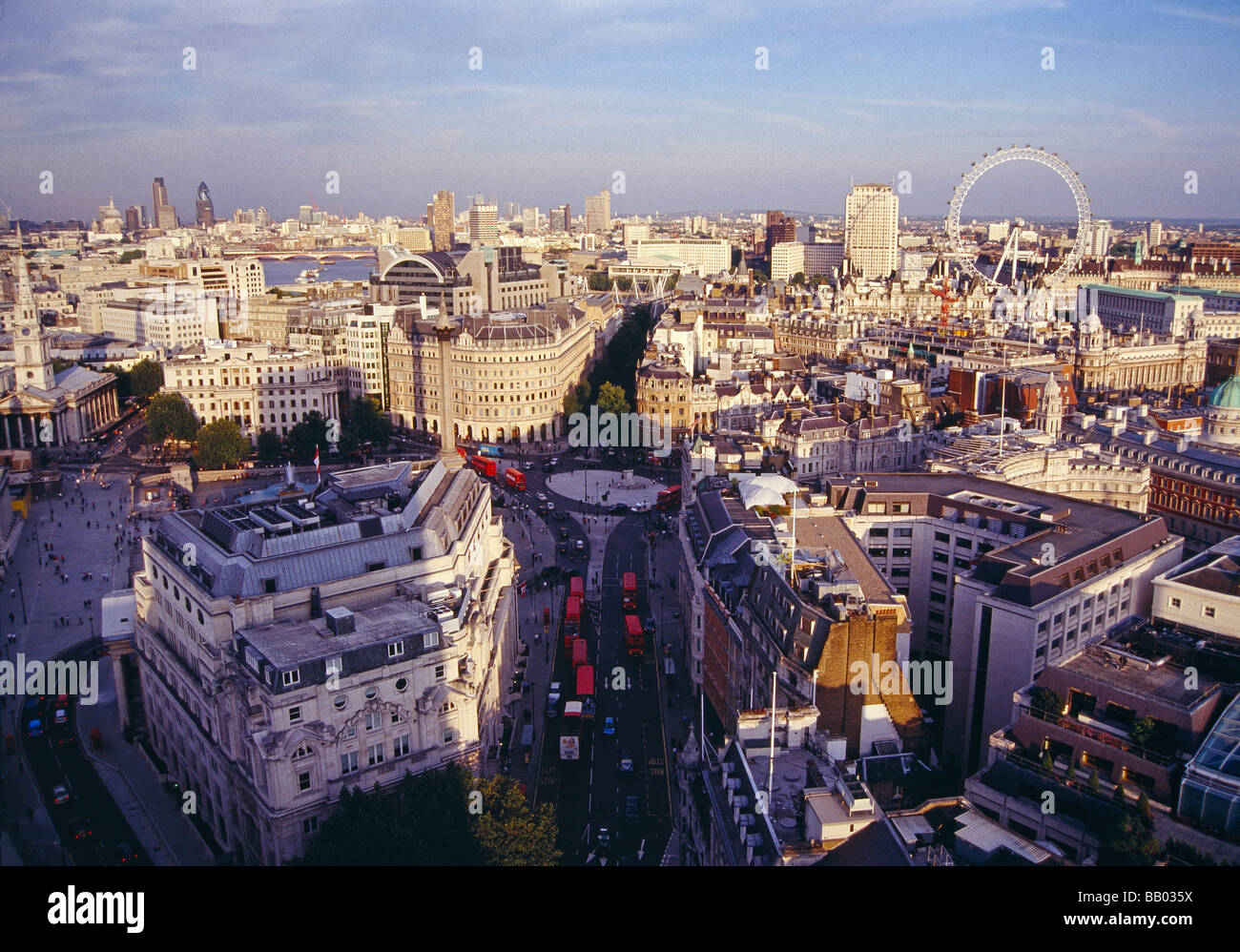 Haymarket, Trafalgar Square Foto Stock