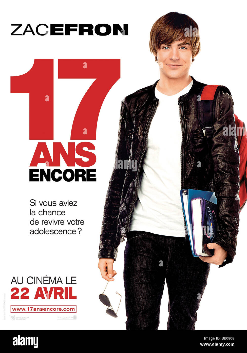 17 Di nuovo anno: 2009 Regia: Burr Steers Zac Efron poster del filmato Foto Stock