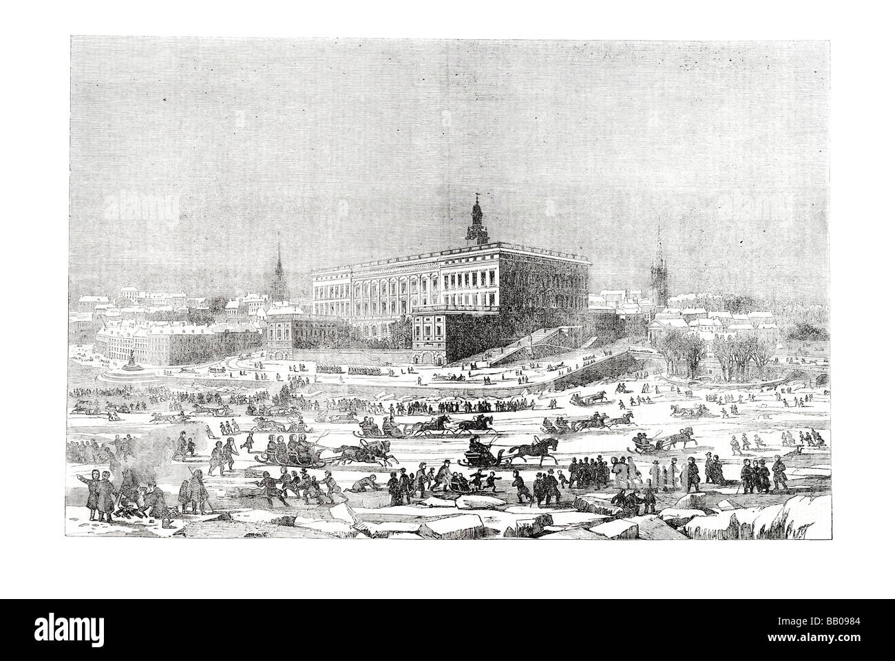 Natale divertimenti a Stoccolma Foto Stock