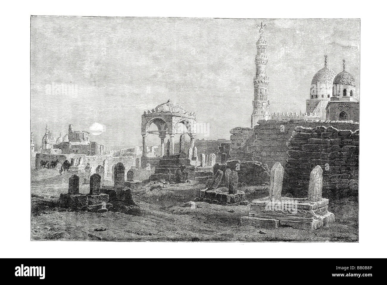 Tombe dei califfi Cittadella del Cairo Foto Stock