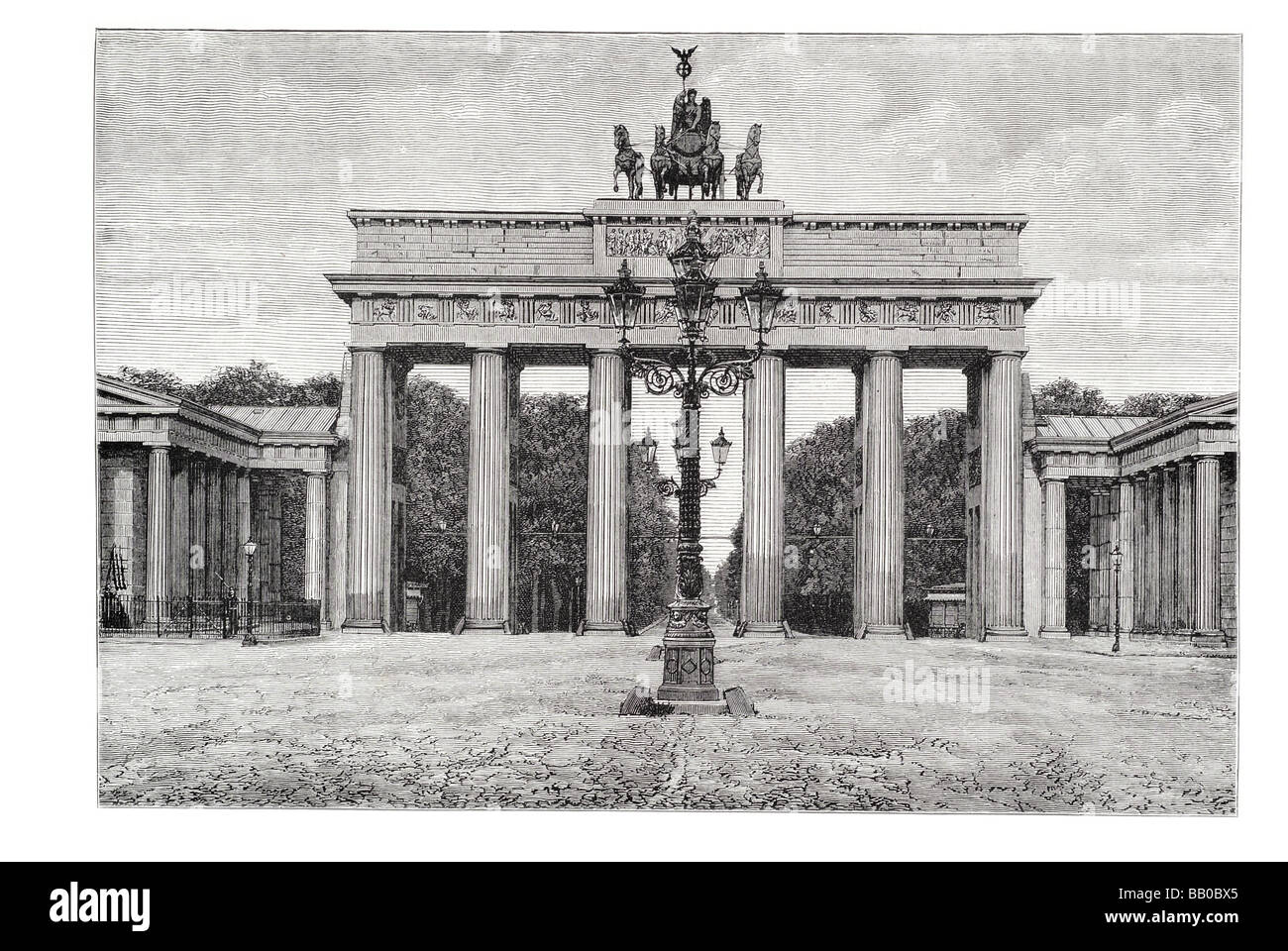 La Porta di Brandeburgo Foto Stock