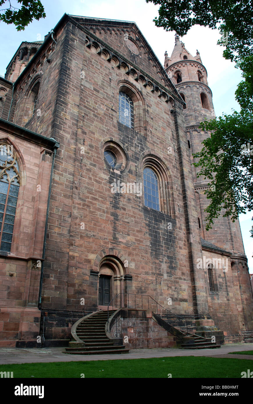 La Cattedrale di San Pietro, Worm, Germania. Foto Stock