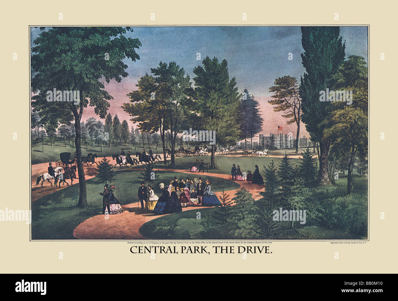 Central Park; l'unità Foto Stock