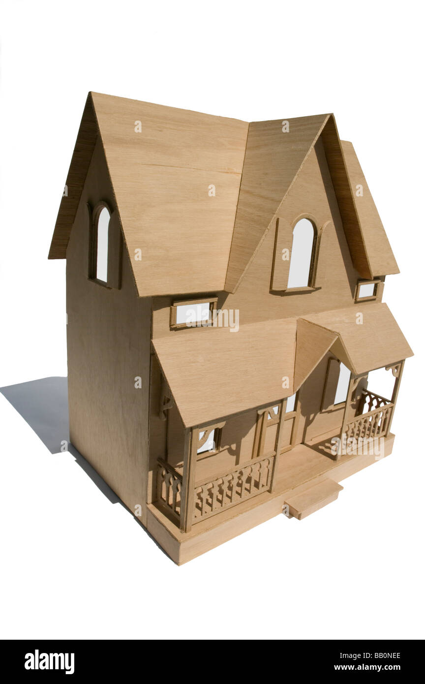Modello di casa a due piani Foto Stock