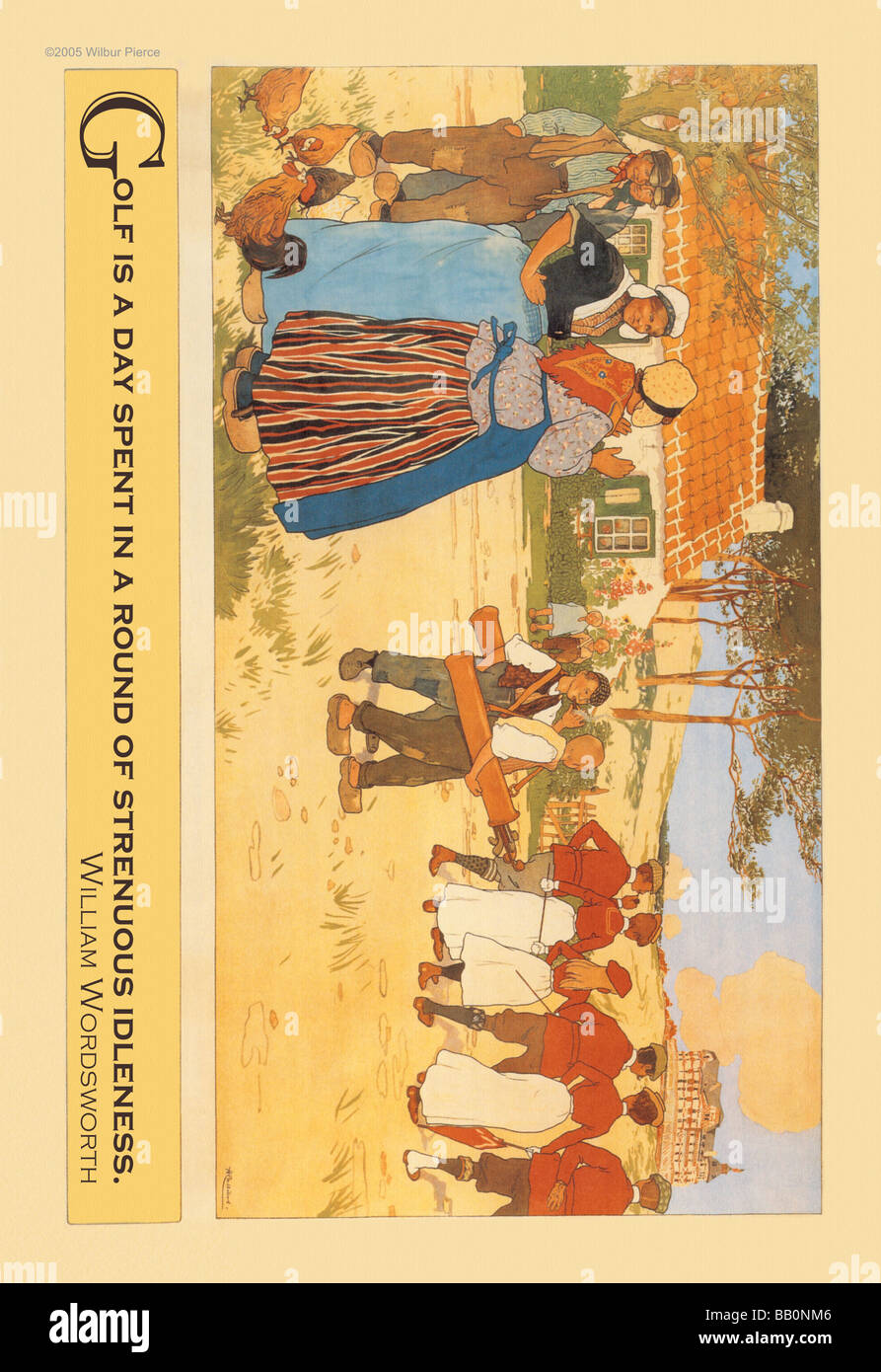 Golf Idlenes Foto Stock