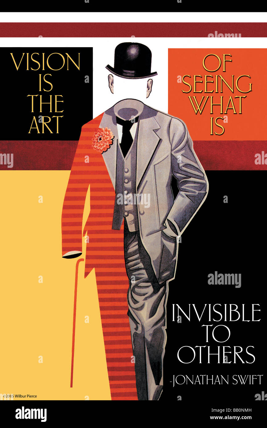 La visione è il ramo Foto Stock