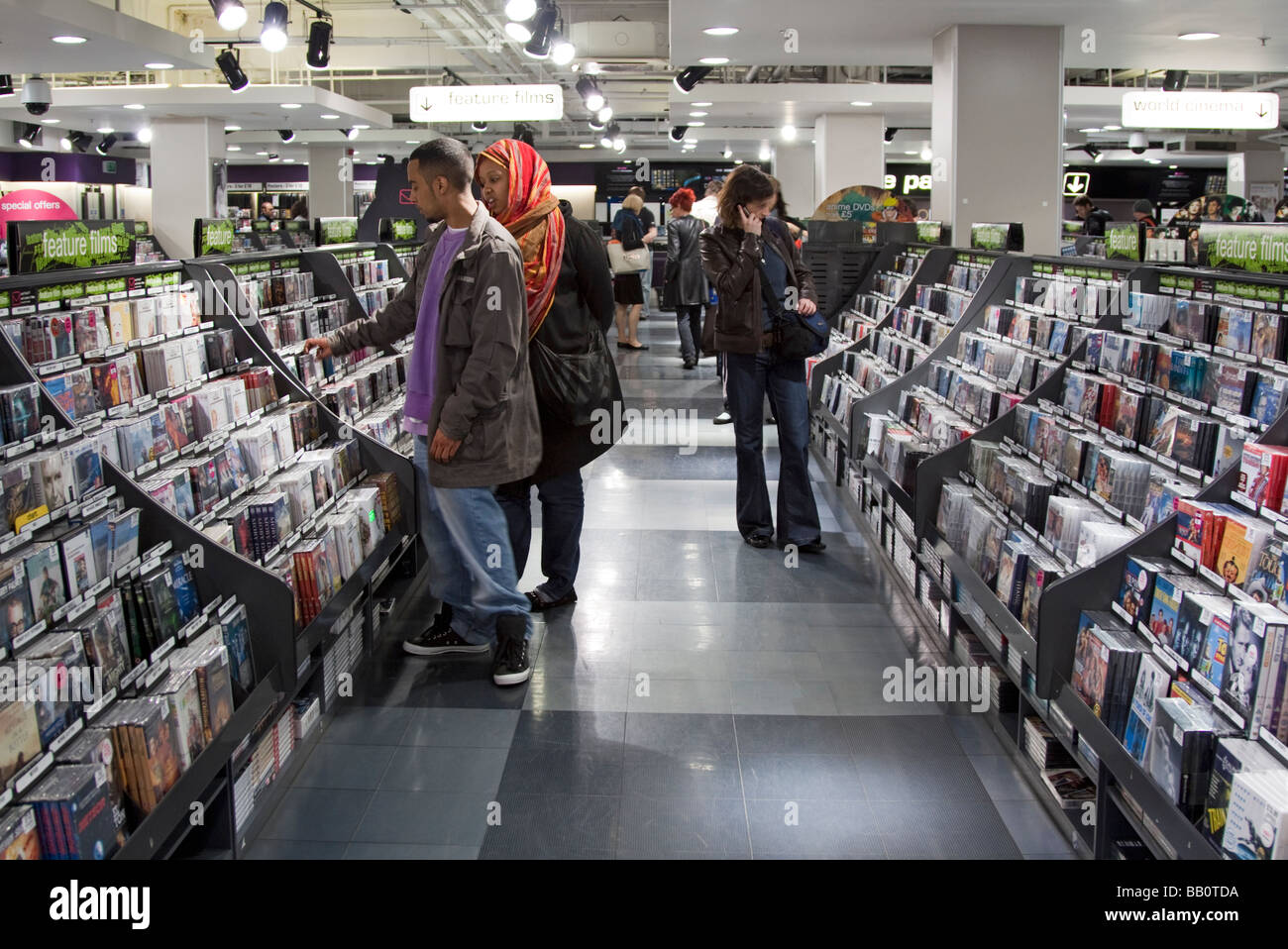 HMV Megastore - Oxford Street - Londra Foto Stock