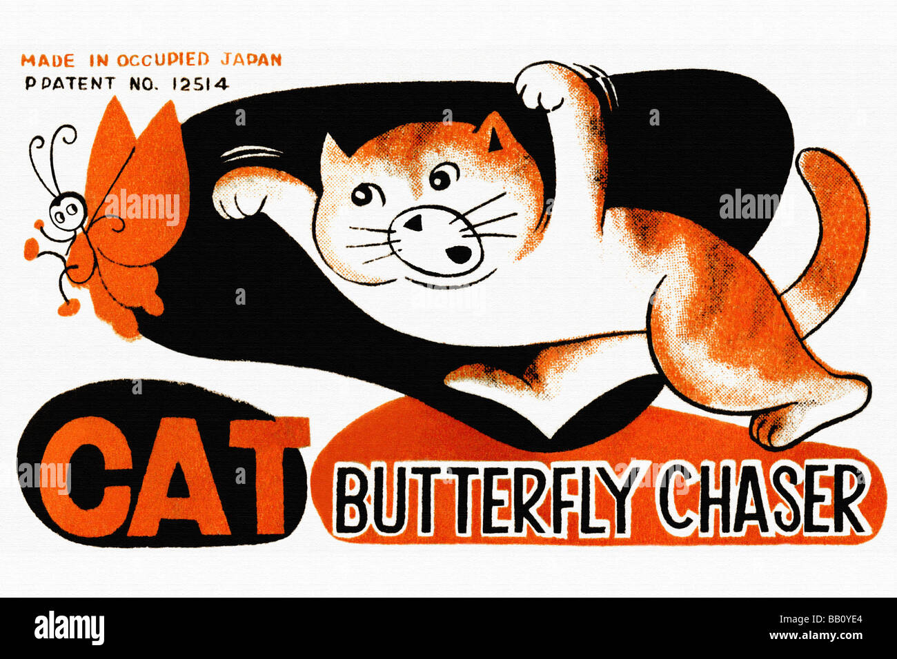 Cat Chaser Butterfly Foto Stock