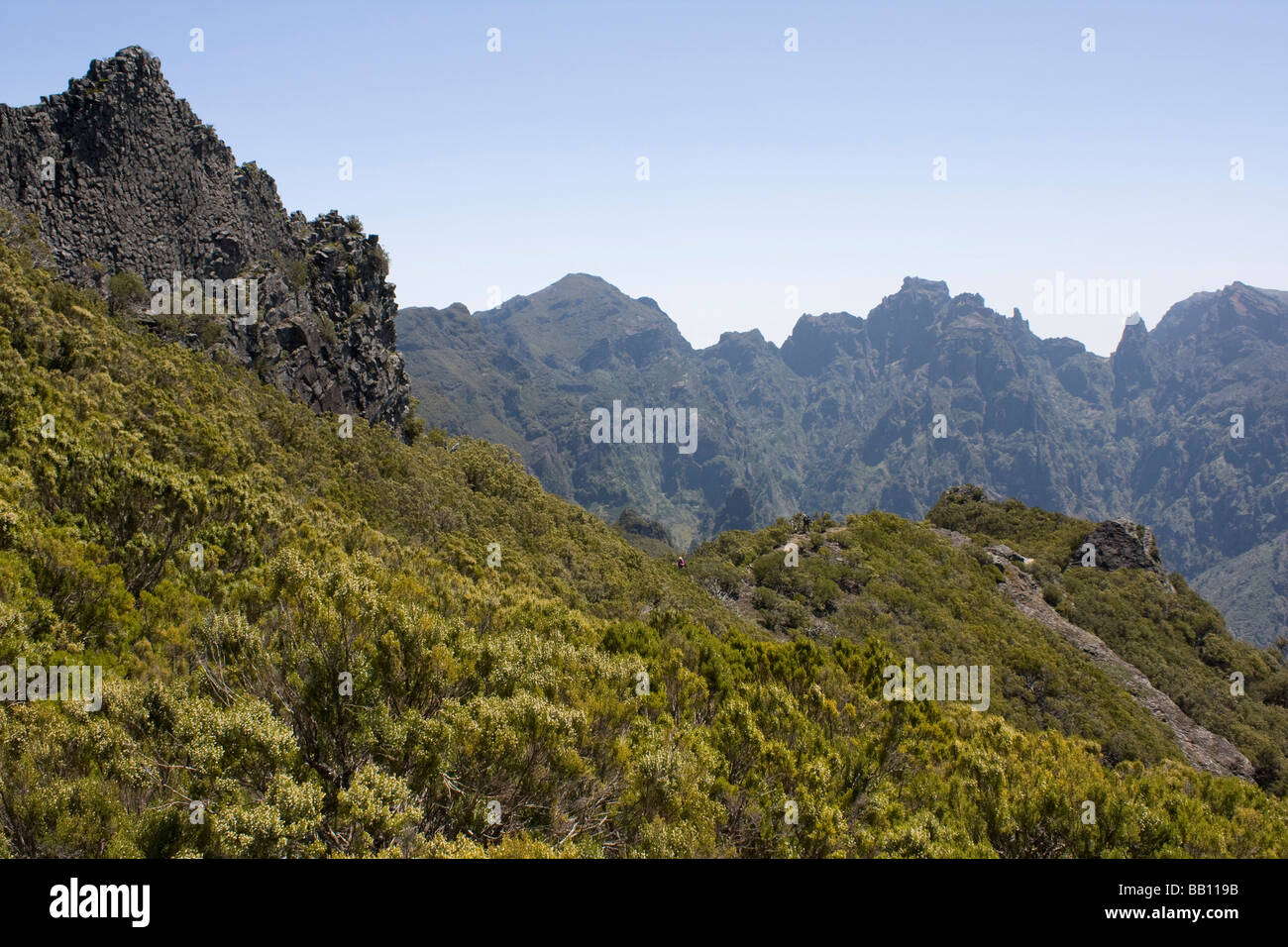 Madeira Portogallo un'isola a metà Oceano Atlantico Foto Stock