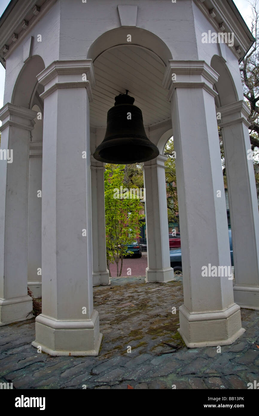 Il vecchio scambio di cotone campana in Stati Uniti d'America meridionale a Savannah, Georgia;USA Foto Stock