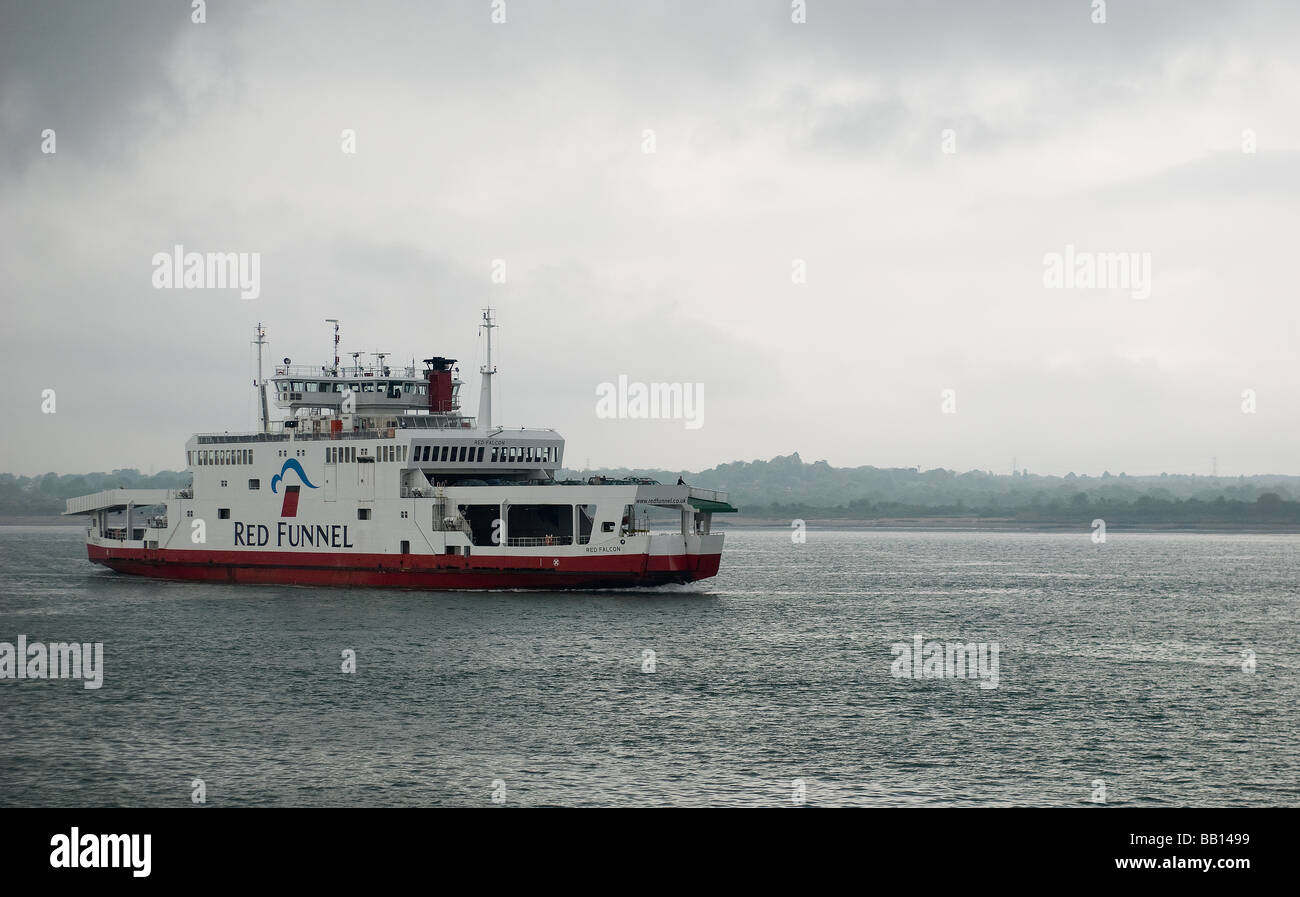 I.O.W, traghetto, Imbuto Rosso Foto Stock