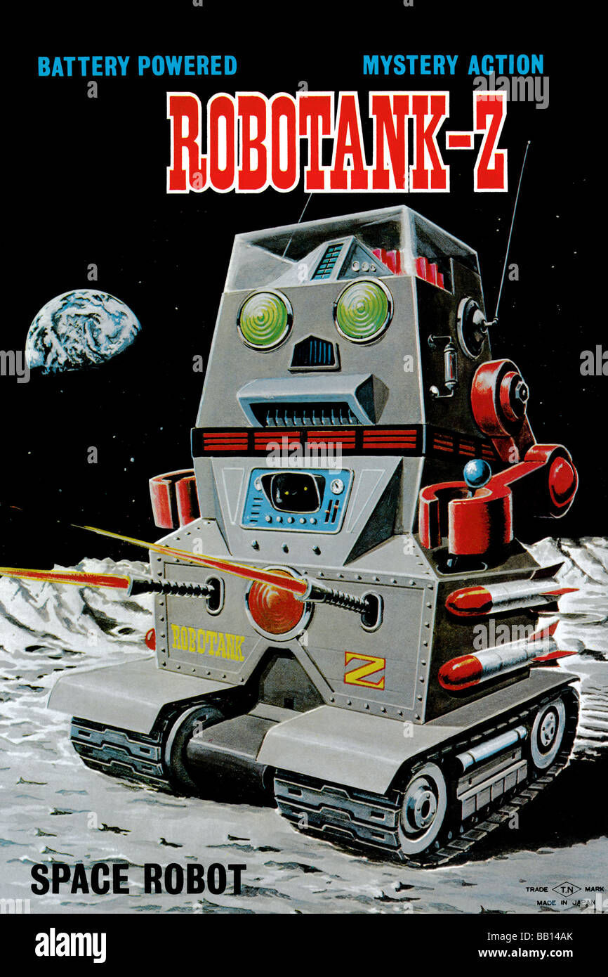 Robotank-Z robot spaziale Foto Stock