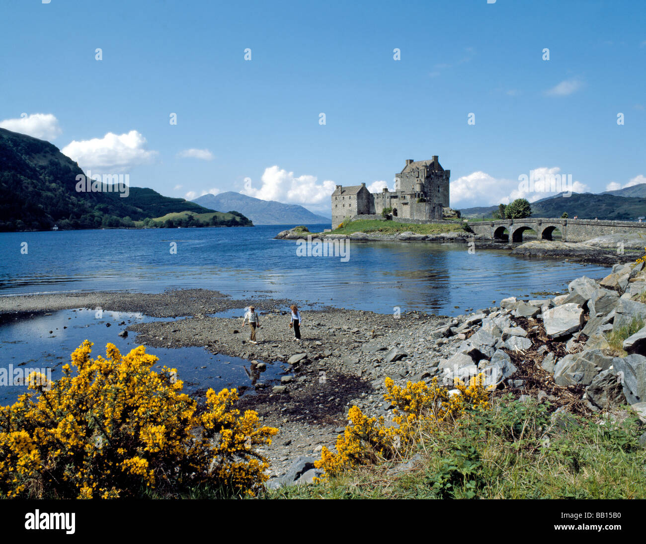 Eilean Donan Castle, Ross, Scozia Foto Stock