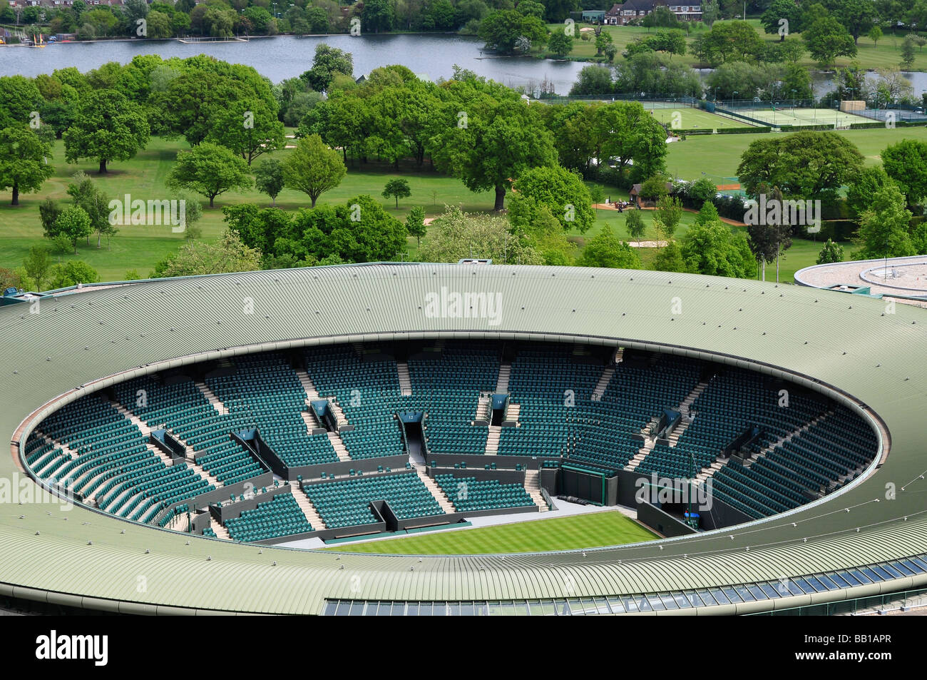 Wimbledon Tennis Championships 2009. Foto di Patrick patricksteel in acciaio Foto Stock